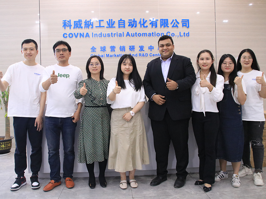 疫情過后，科威納集團(tuán)迎來首位國外客戶參觀工廠